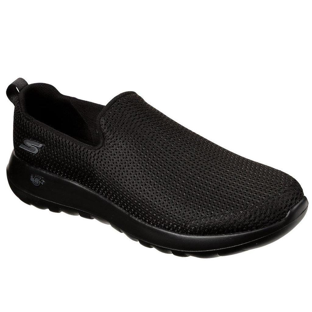 SEPATU SKECHERS GOWALK MAX - ALL BLACK /SLIP ON PRIA / SKECHERS PRIA