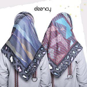 Dijual Original Deenay Zizi Voal Printed Scarf Diskon