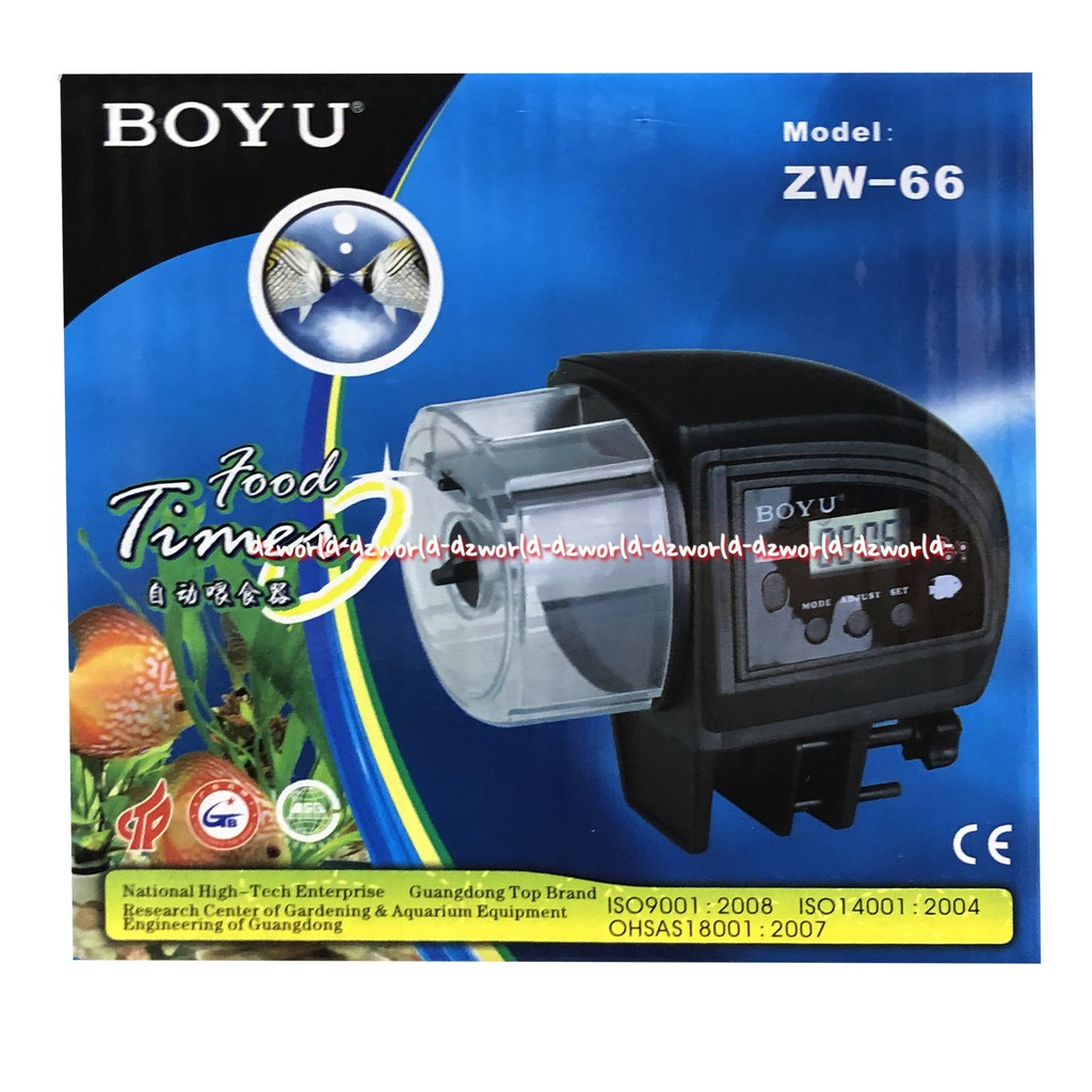 Boyu Food Timer Aquarium ZW-66 Alat Pemberi Makanan Ikan