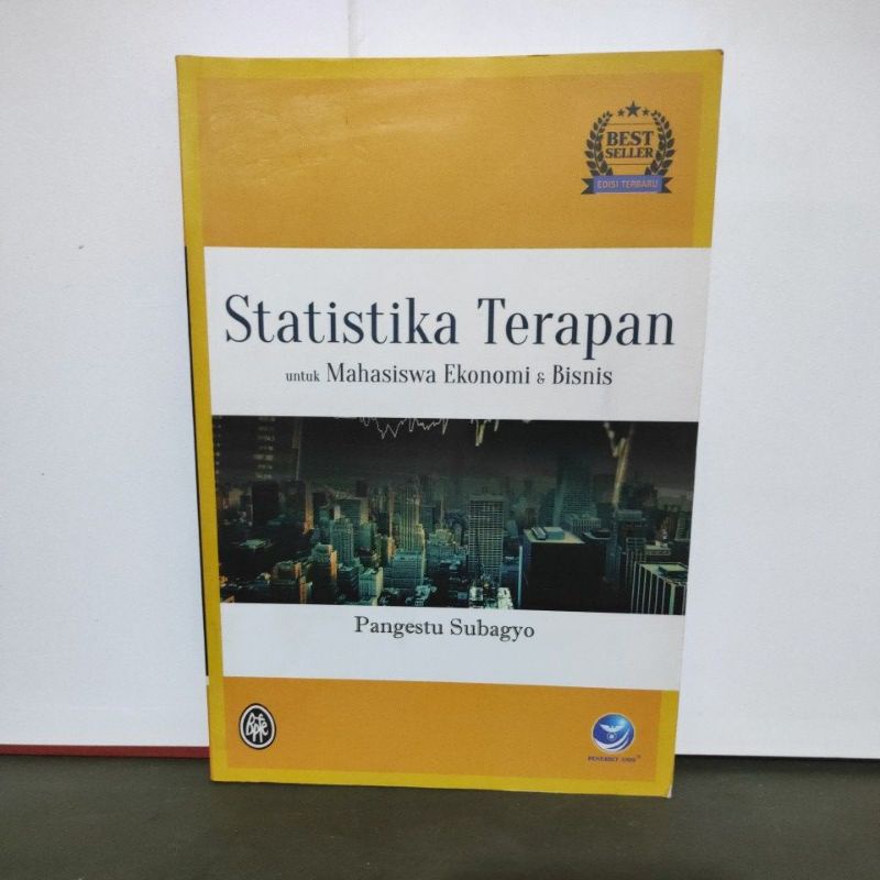 Jual Buku Statistik Terapan Untuk Mahasiswa Ekonomi Dan Bisnis Edisi Terbaru Oleh Pangestu