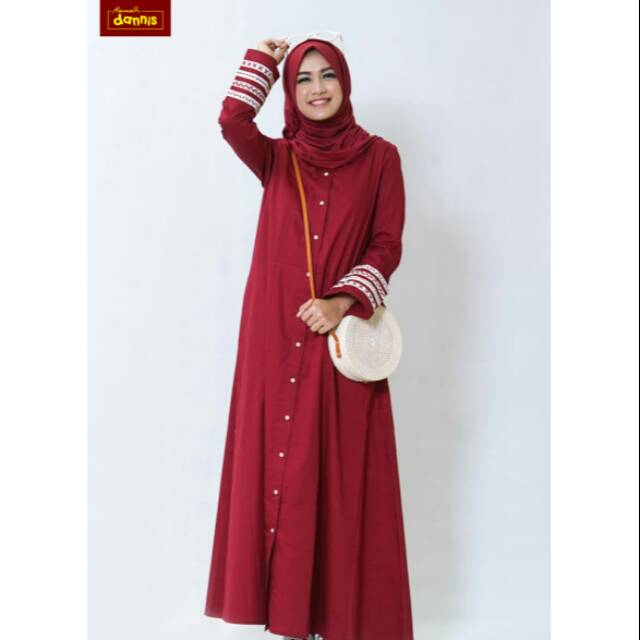  Gamis  Dannis  2022 Gambar Islami