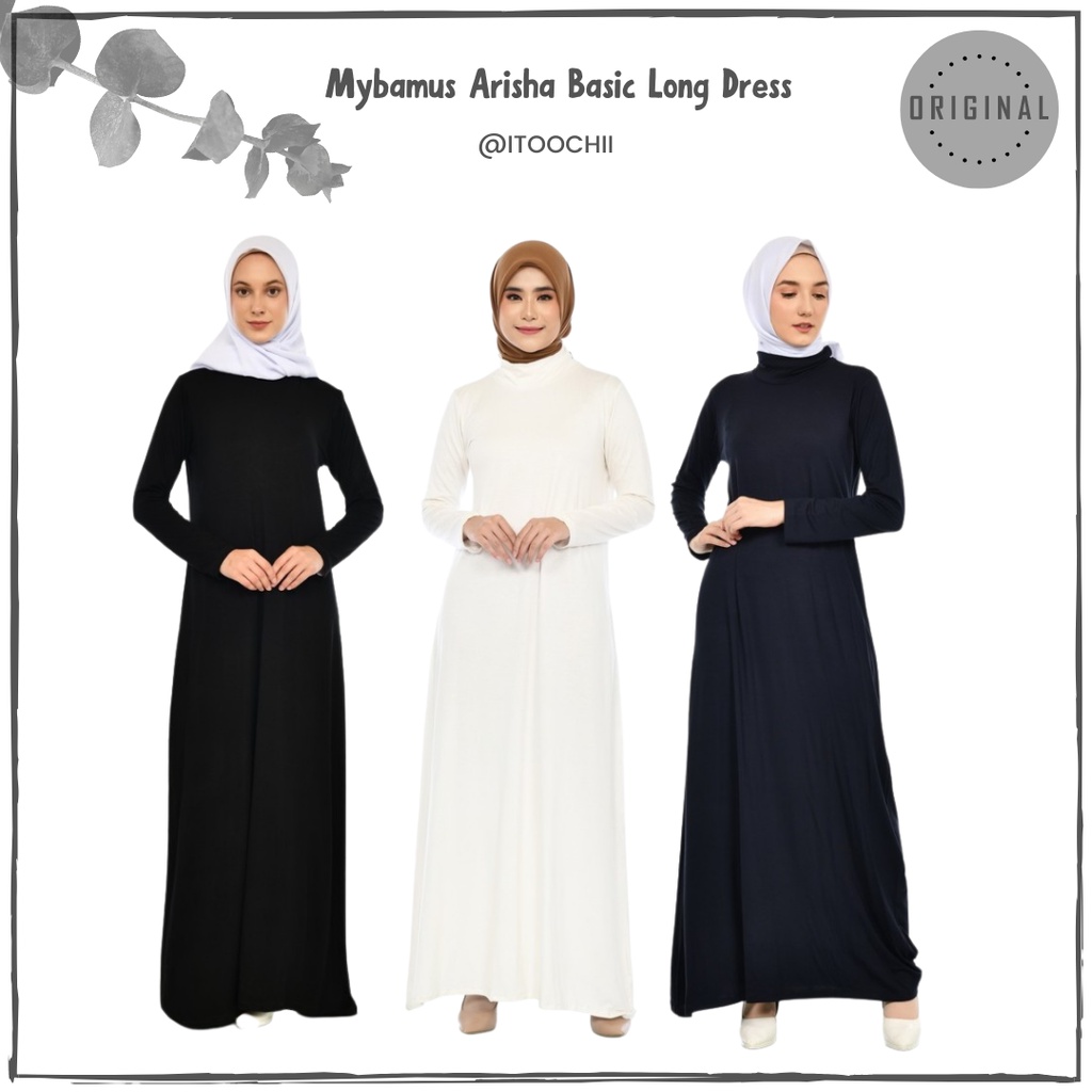 Gamis Inner Dress Mybamus Arisha Basic