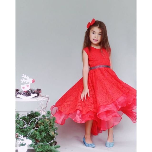 DRESS ALICE / DRESS ANAK PEREMPUAN MURAH / DRESS NATAL MURAH / DRESS NATAL ANAK MURAH / DRESS IMLEK ANAK / BAJU NATAL ANAK MURAH / KOSTUM NATAL