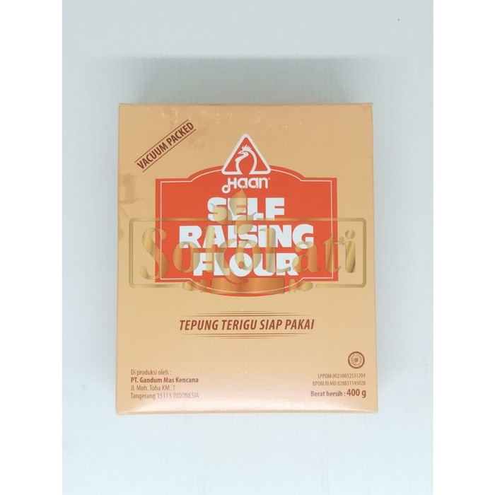 

cs777vv Haan Self Raising Flour 400Gr Da01D100