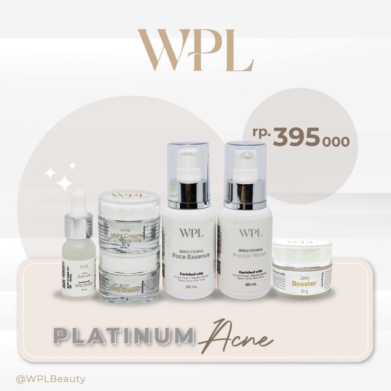 WPL PLATINUM ACNE SERIES BY WINNY PUTRI LUBIS WPL JAKARTA MEDAN ULTRAGLOW JAKARTA