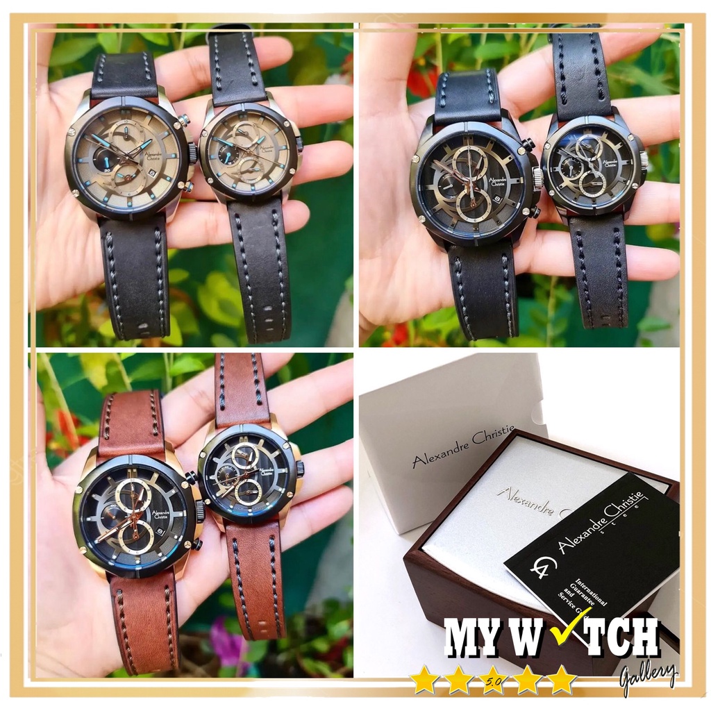 Jam Tangan Alexandre Christie / Alexander Couple AC 6589 Original