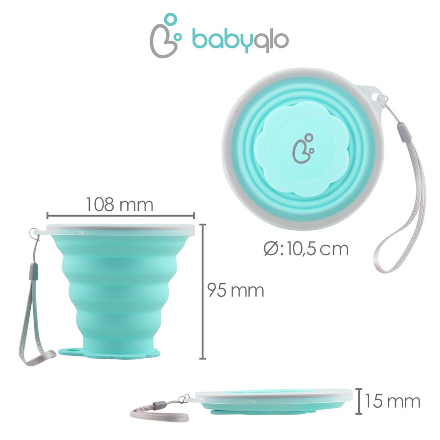 Babyqlo Gelas Lipat Silicone / Foldable Silicone Cup Bq-7006