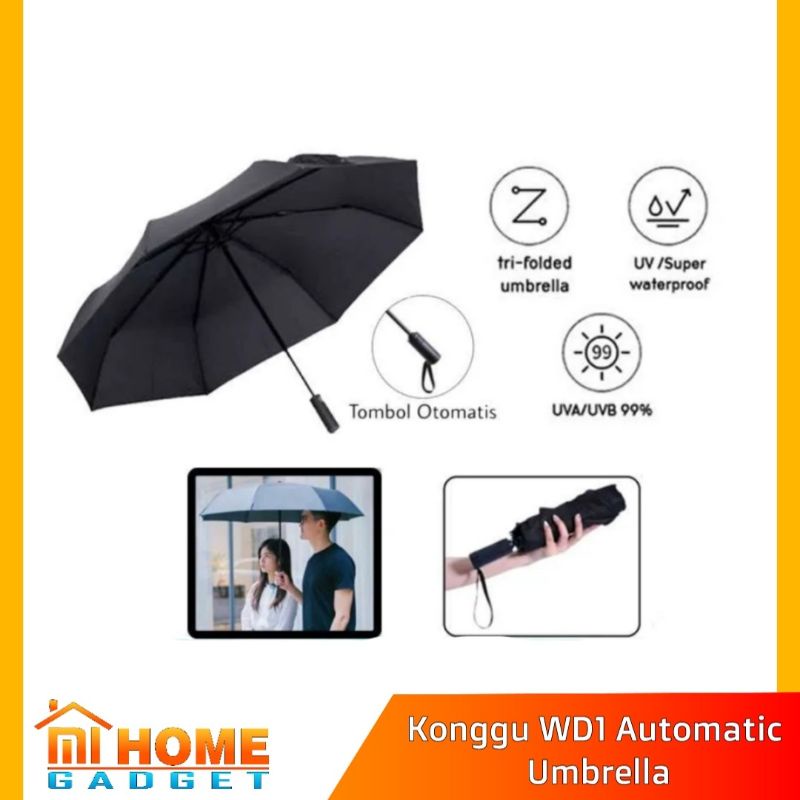 Xiaomi Konggu WD1 Automatic Umbrella - Payung Lipat Otomatis