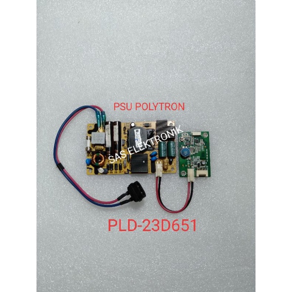 PSU POWER SUPLAY REGULATOR TV LED POLYTRON 23 INCH PLD-23D651 PLD23D651 PLD-23D 651
