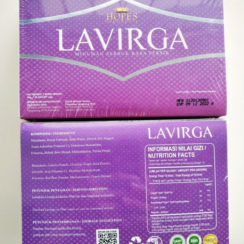 LAVIRGA ASLI ORIGINAL BPOM RESMI OBAT MEMBESARKAN PAYUDARA DAN SUPLEMEN BOKONG