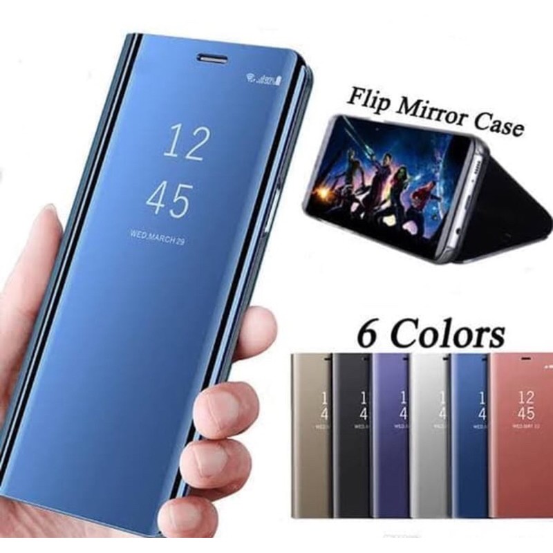 REDMI NOTE 4 4X 3 6 6A  Sarung Flip Case Clear View Standing Cover