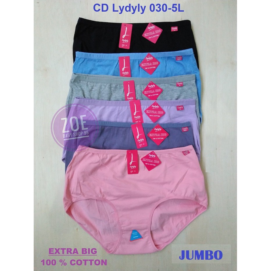 CELANA DALAM WANITA LYDYLY SIZE 4L | 5L I JUMBO | CD WANITA LYDYLY