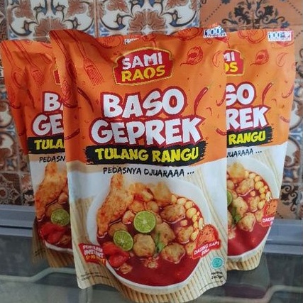 

Bakso geprek tulang rangu