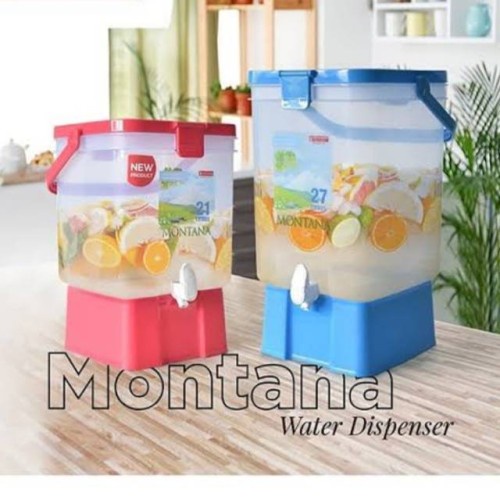 water Dispenser (27 liter , 21 liter) Air Minum Maspion Montana DRINK  JAR / Es Teh Poci/Es Tong Tjie Arizona