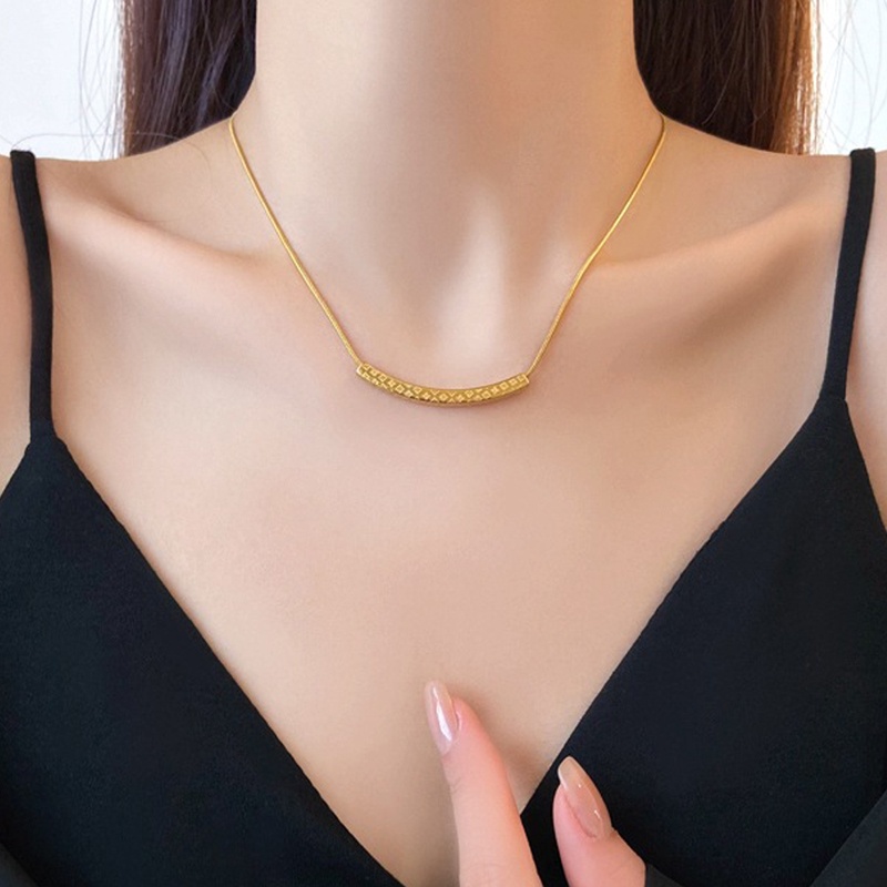 SANGCAKRA COD - Kalung Titanium Wanita Model Terbaru 2023 - Kalung Titanium Anti Karat Anti Luntur - KL4