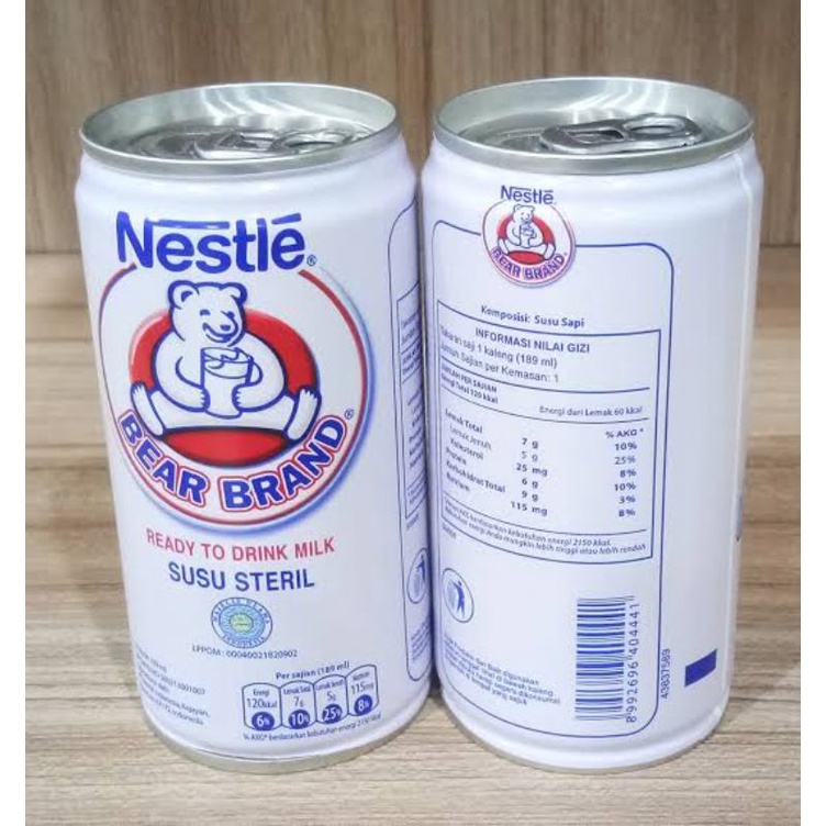 

BEAR BRAND SUSU BERUANG 187ml 100% ORIGINAL