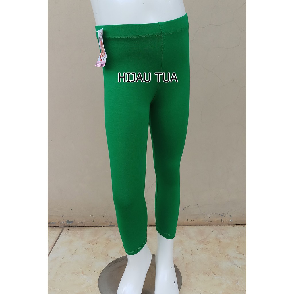 Celana Legging Polos Katun Anak Elastis Celana Anak / Legging Anak