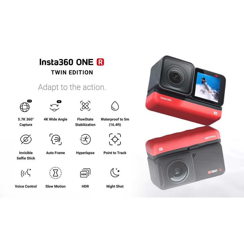 Insta360 One R Twin Edition / Insta 360 One R Twin GARANSI RESMI