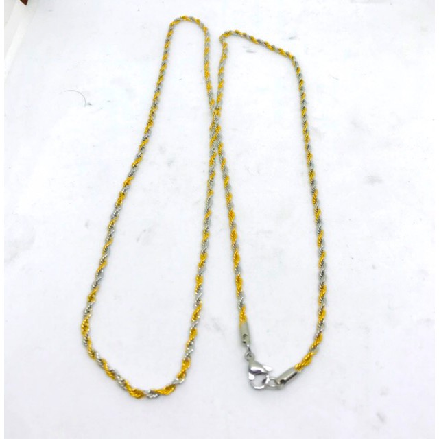 New Arrival Kalung titanium kalung tambang 75 cm kalung tambang perhiasan titanium Low Price!