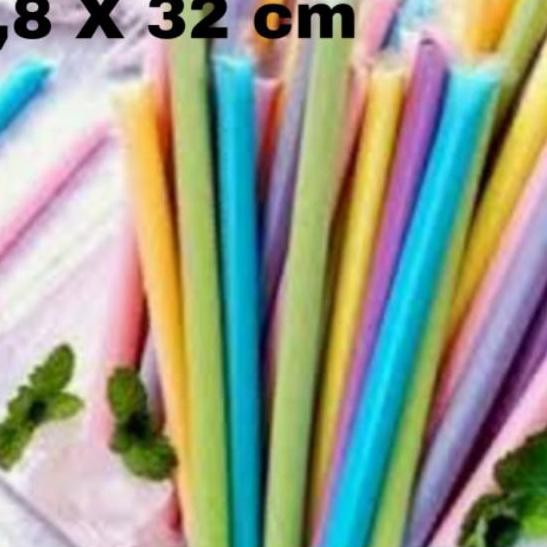 

₱ 1,8 x 32 cm ( Tiga Puluh Dua Cm ) Plastik Es Pensil 250 gr في الطلب
