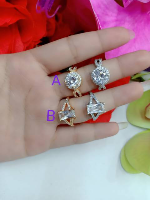 Xuping cincin Mata putih A-B