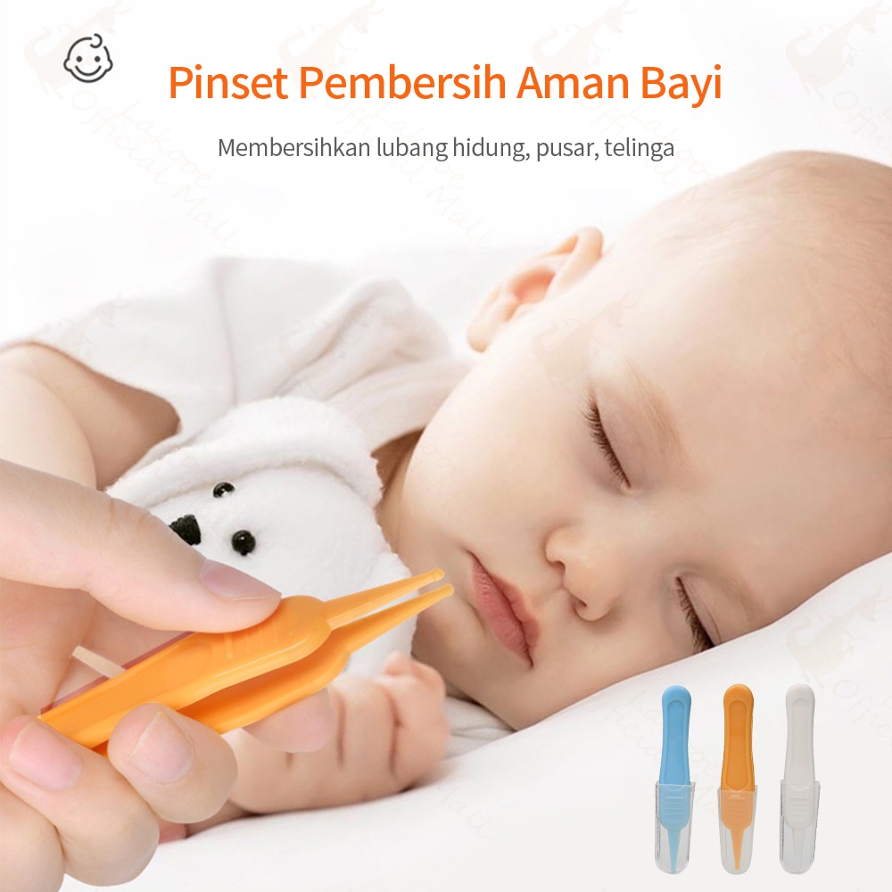 Lakooe Baby nose picker portabel Jepitan pembersih hidung dan upil bayi 1pcs