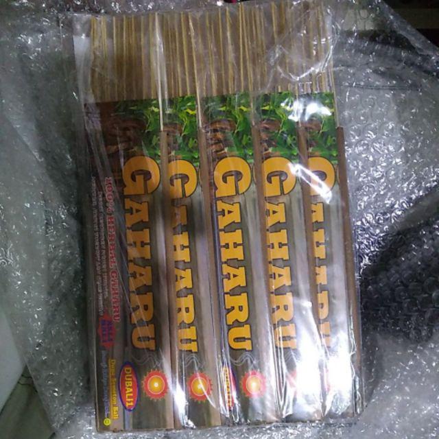 Dupa Hio Gaharu Dubali1 Nyala 2 Jam Pack Incense Stick Dupa Bali Wangi Herbal Aromatherapy
