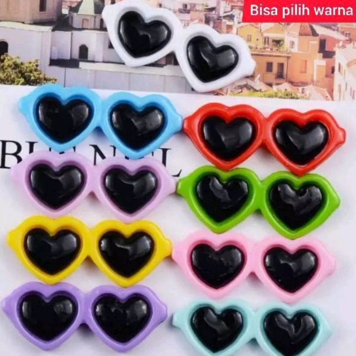 hiasan bekal anak tusuk bento kacamata food pick