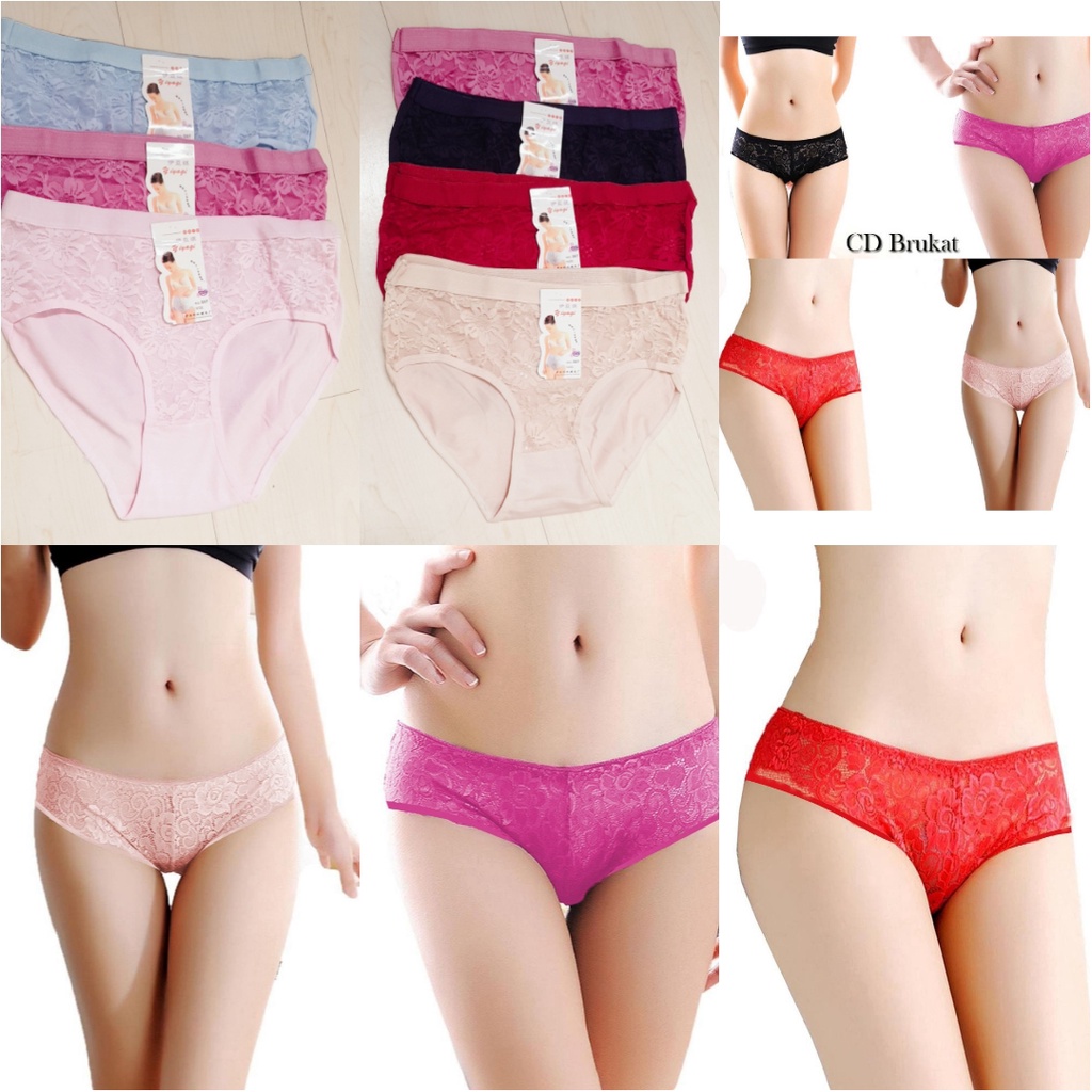 Cd Spandek brukat - celana dalam Wanita bahan bagus