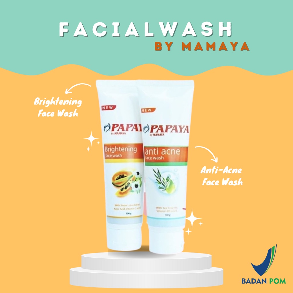 Sabun Papaya By Mamaya Facial Wash Acne Face Wash Brightening Sabun Muka Pepaya Cair
