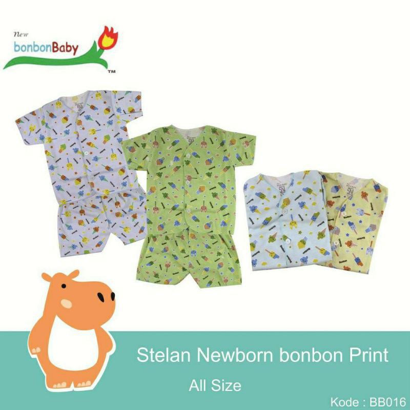 baju bayi setelan bonbon