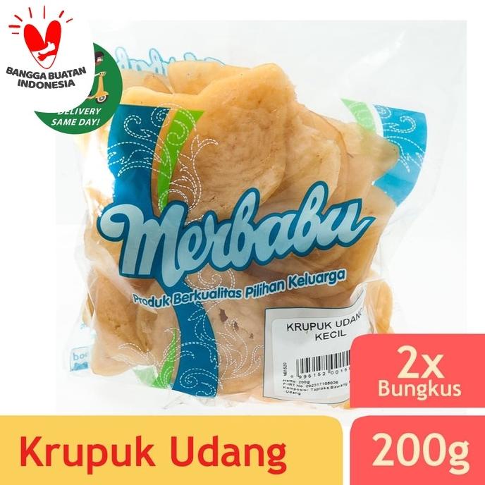 

Promo Awal tahun Merbabu Krupuk Udang Kecil 200g x 2Pcs (Bisa Same Day Delivery) Promo Awal tahun