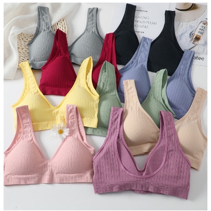 KINDSTORE❤ | Smallpad Bra Wanita dengan Bantalan Push Up