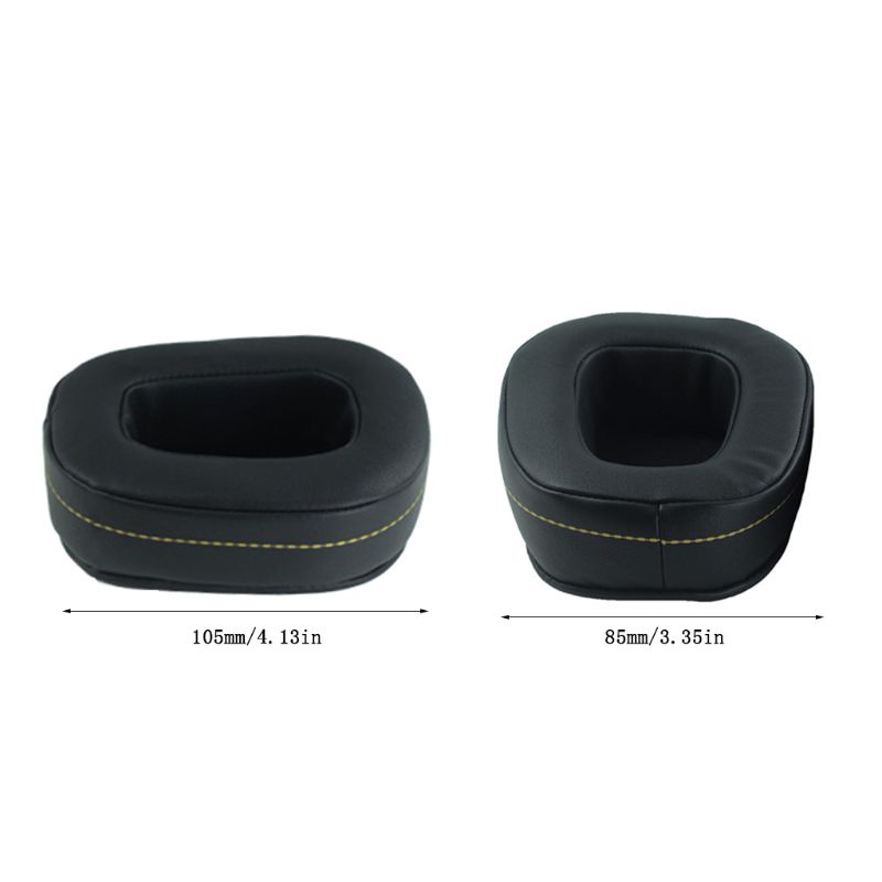 Bt 2PCS Sarung Bantal Telinga Earpad Kulit Protein Untuk Headset AH-D600 AH-D7100