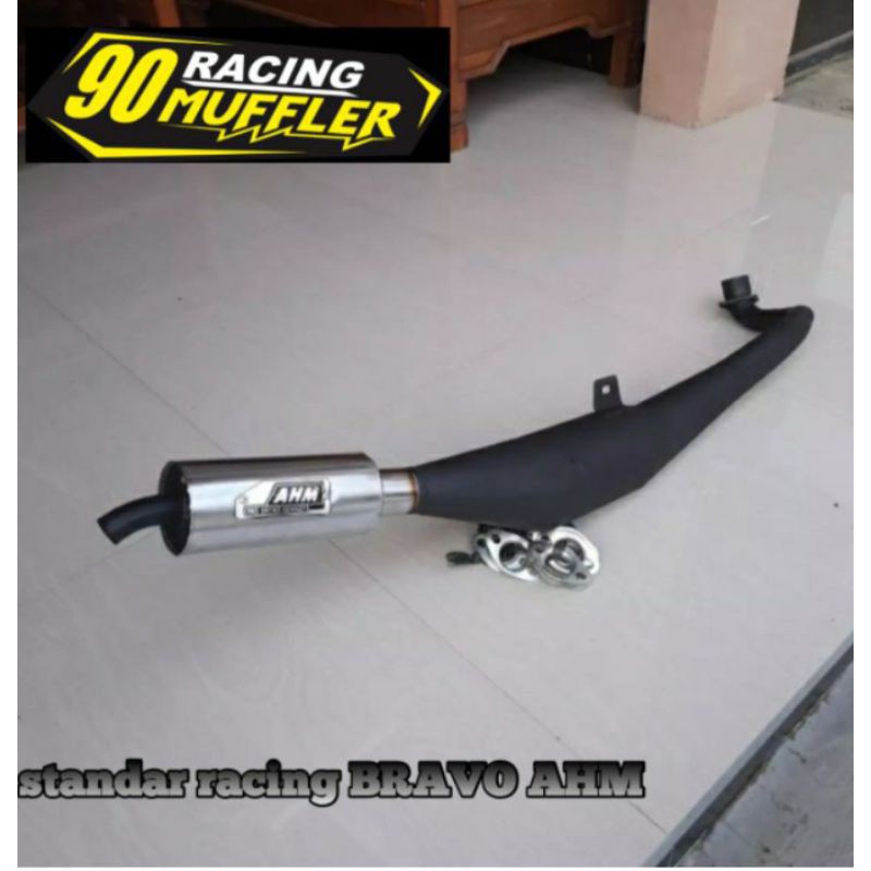 knalpot BRAVO / knalpot RC100 knalpot standar racing suzuki RC 100/ RC BRAVO AHm