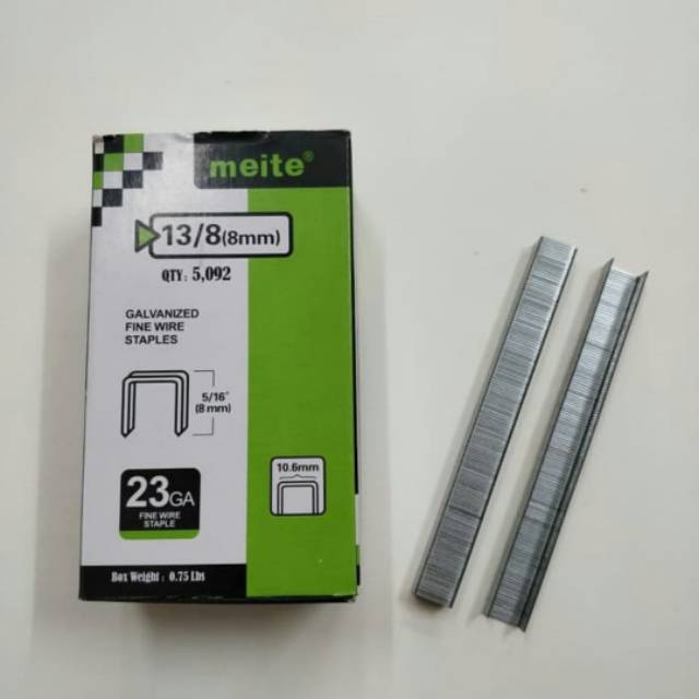 

MEITE - STAPLES 13/8 / ISI GUN TRACKER 1308 / STAPLER 13/8 ukuran 8mm