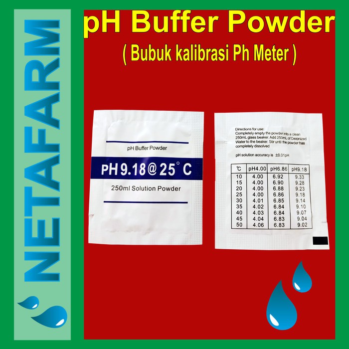 PH Buffer Powder Serbuk Kalibrasi 9.18