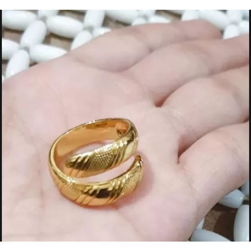 Cincin Xuping Ular Dubai 24k Anti Karat Fasnionable Motif Keren Anti Karat