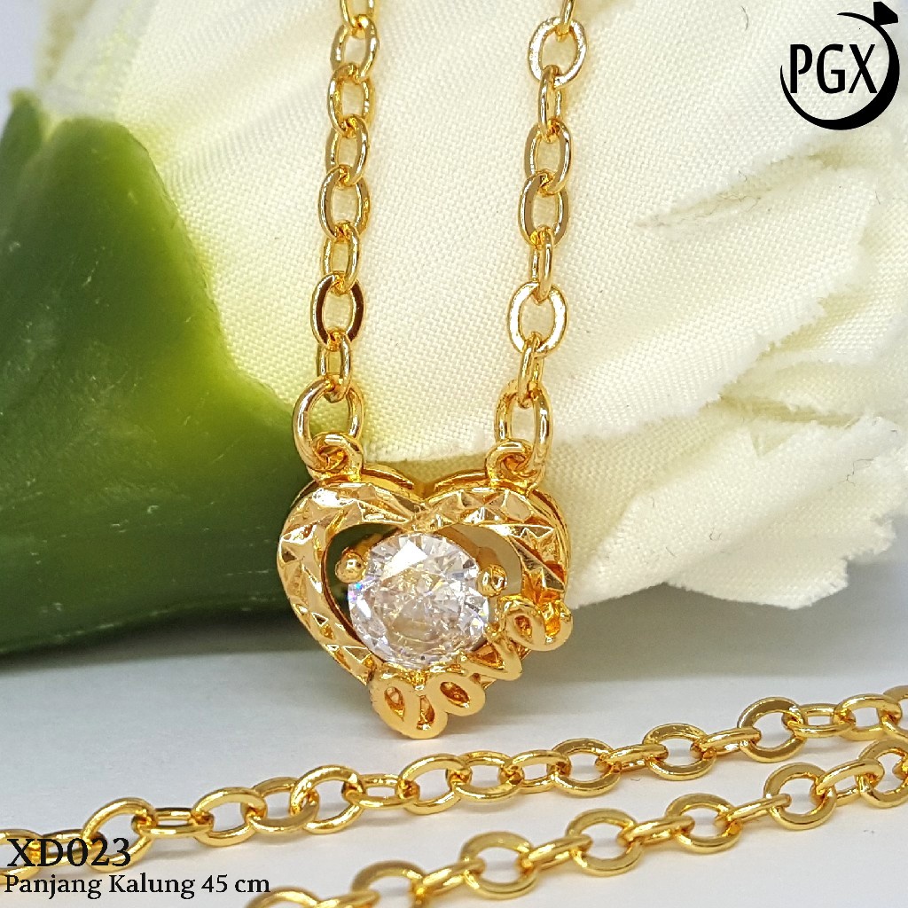 PGX Kalung Wanita Xuping Perhiasan Lapis Emas Aksesoris Fashion Premium - XD023