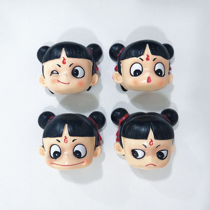 Siy 4 Pcs Cetakan Resin Model Kartun Nataku Cina Untuk Membuat Perhiasancraft