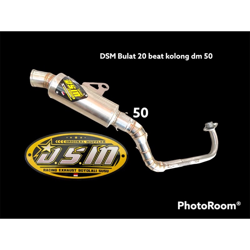 Knalpot Dsm best3 dm 50 beat fi beat deluxe genio