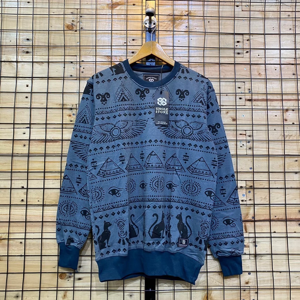 [COD] Sweater Pria Wanita Crewneck Distro Bandung-Wings