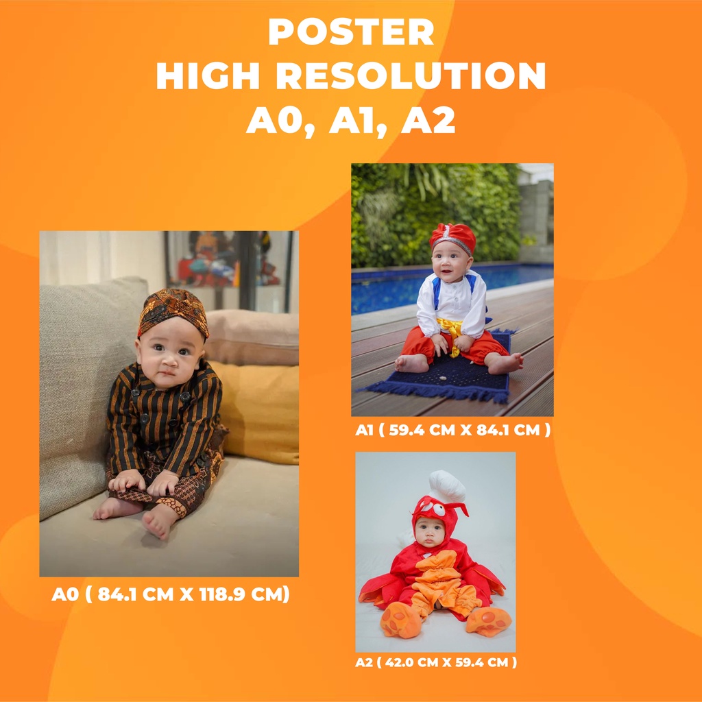 

Cetak Poster Custom ukuran A0, A1, A2 II Sehari Jadi
