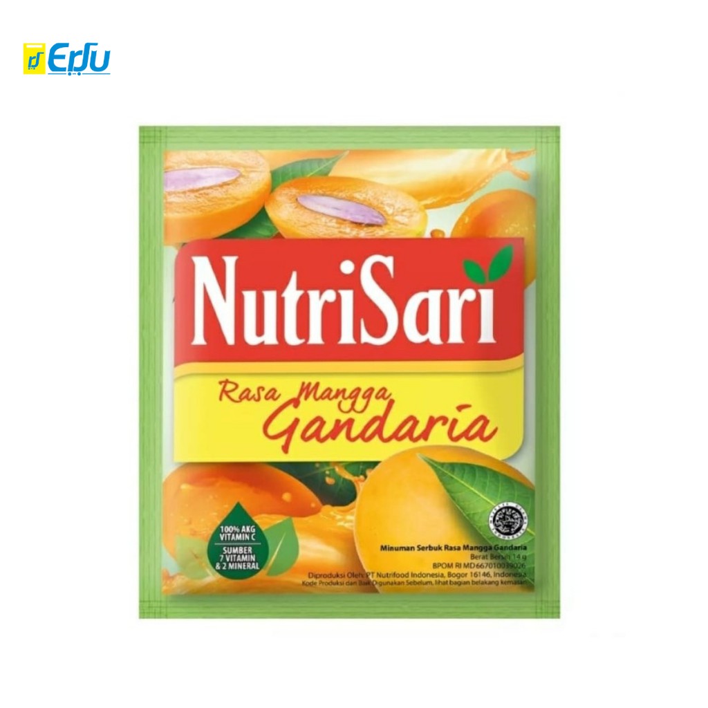 

Nutrisari Mangga Gandaria Renceng 10 x 14gr