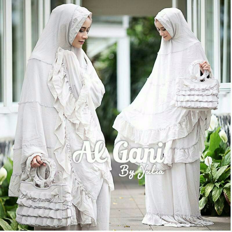 Ori mukena algani ruffle Y1003