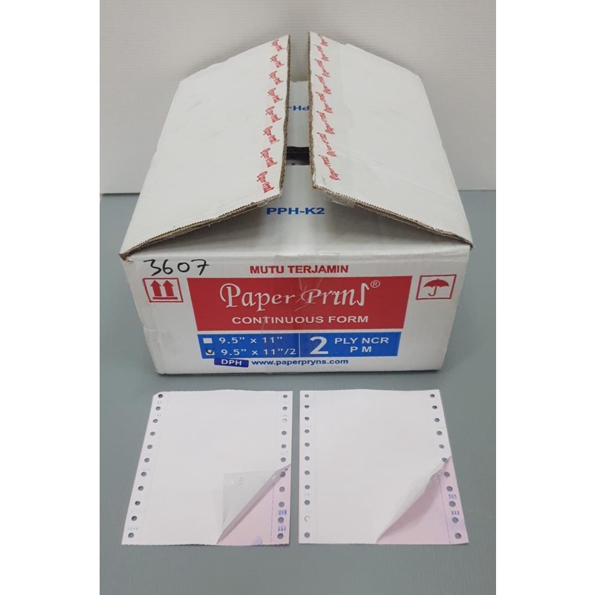 

CONTINUOUS FORM PAPER PRINS NCR K2 : 4 | KERTAS KOMPUTER 2 PLY