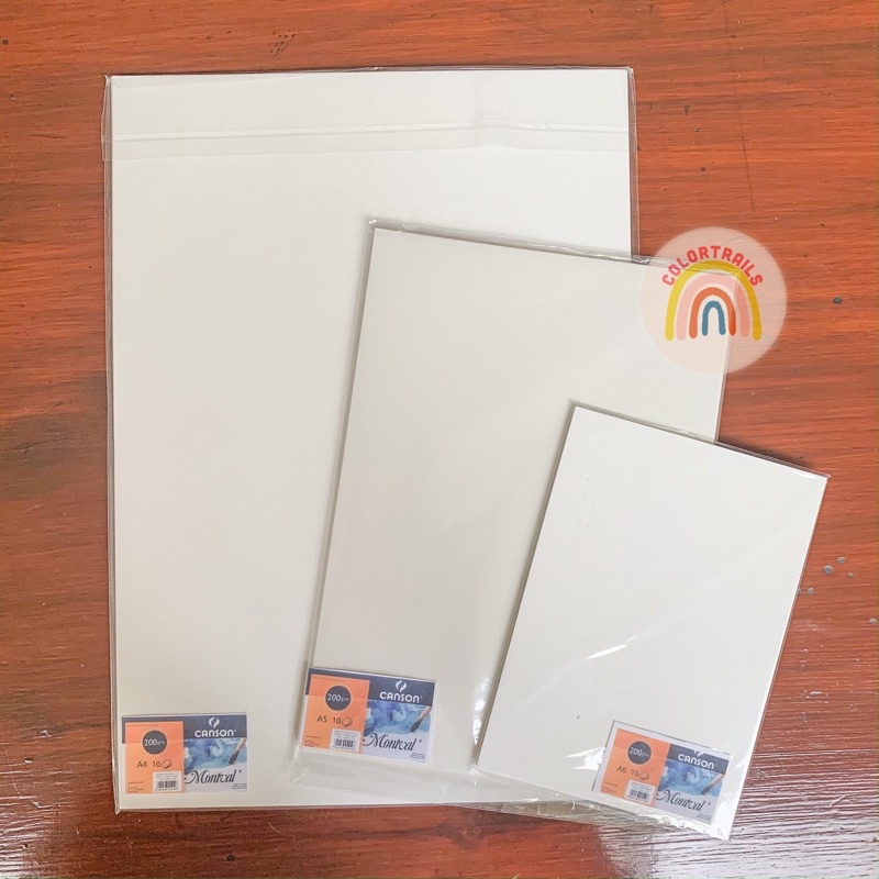

Canson Montval Watercolor Paper A4 A5 A6 Repack Kertas Cat Air