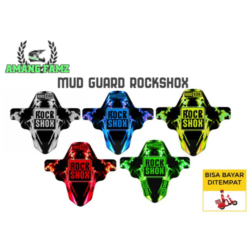 Mud Guard Rockshox Pelindung Spakbor Sepeda MTB  / Downhill