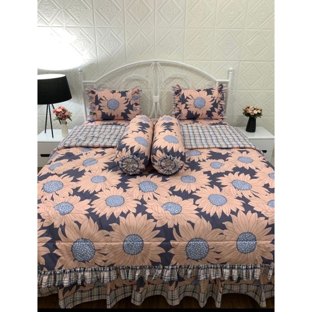 soraya bedsheet set bedcover rimpel 180*200*30