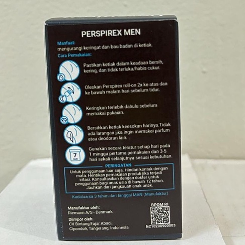 Perspirex Men Antiperspirant Roll On - 20ml